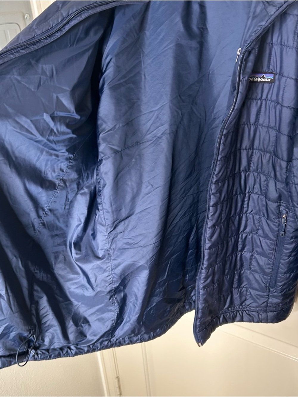 Patagonia Nano Puff Jacket Full Zip Dark Navy Men’s Size Large STY 84212 - Picture 7 of 16
